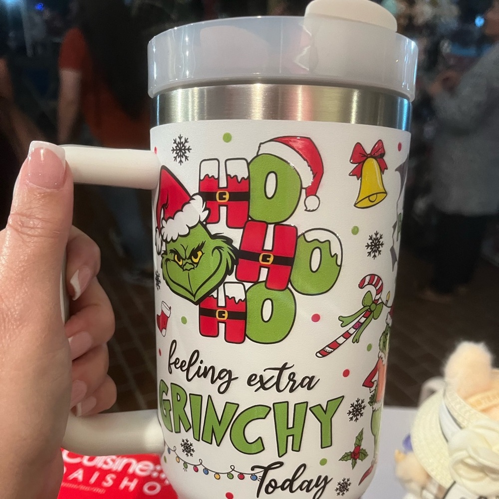 Grinch Christmas Travel Mug